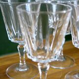 6 stemmed digestive glasses in very good condition