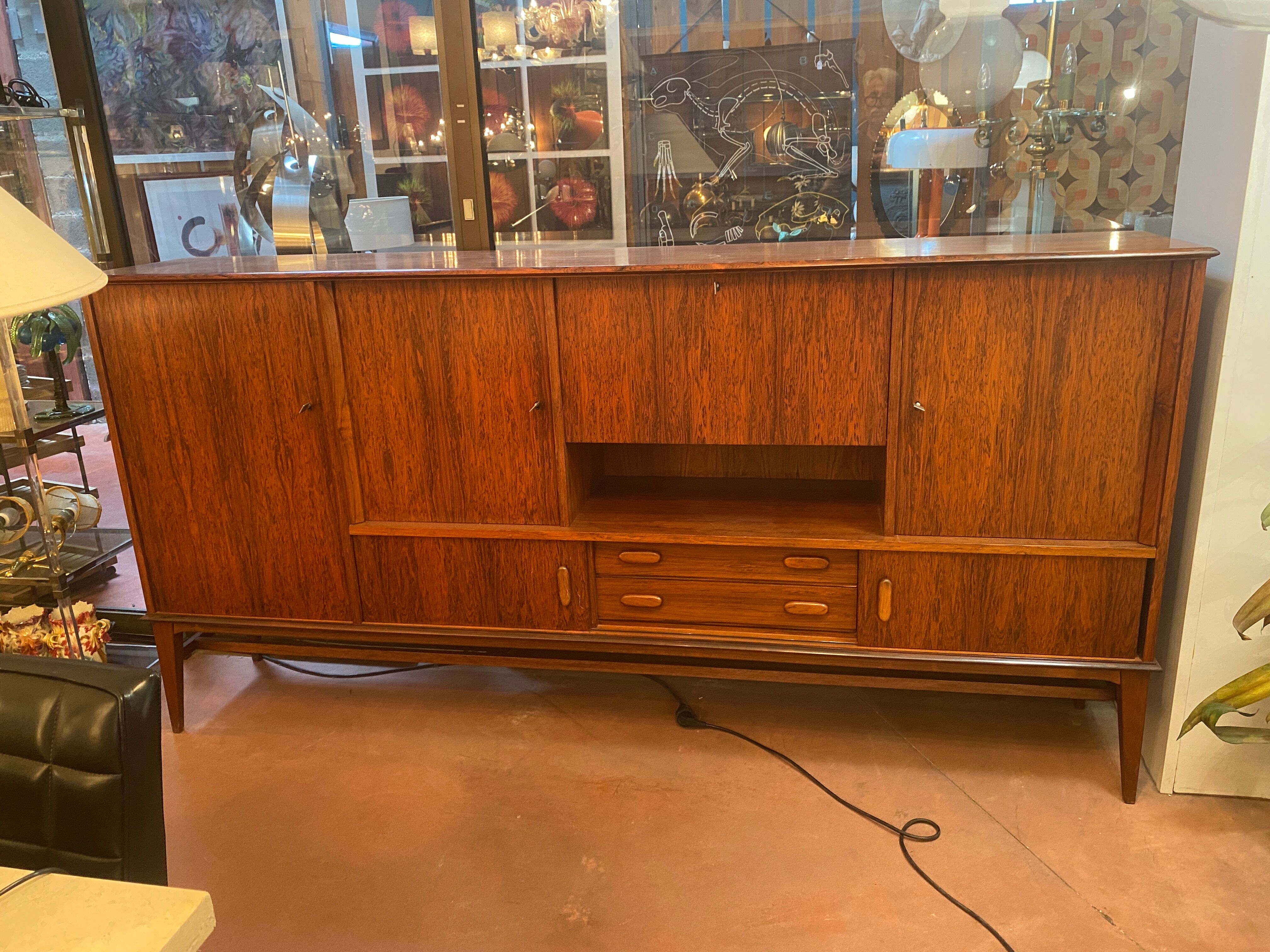 Scandinavian row high rosewood rio for arno circa 60