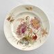 Low polychrome ironstone compote dish "Poppy" KG Lunéville