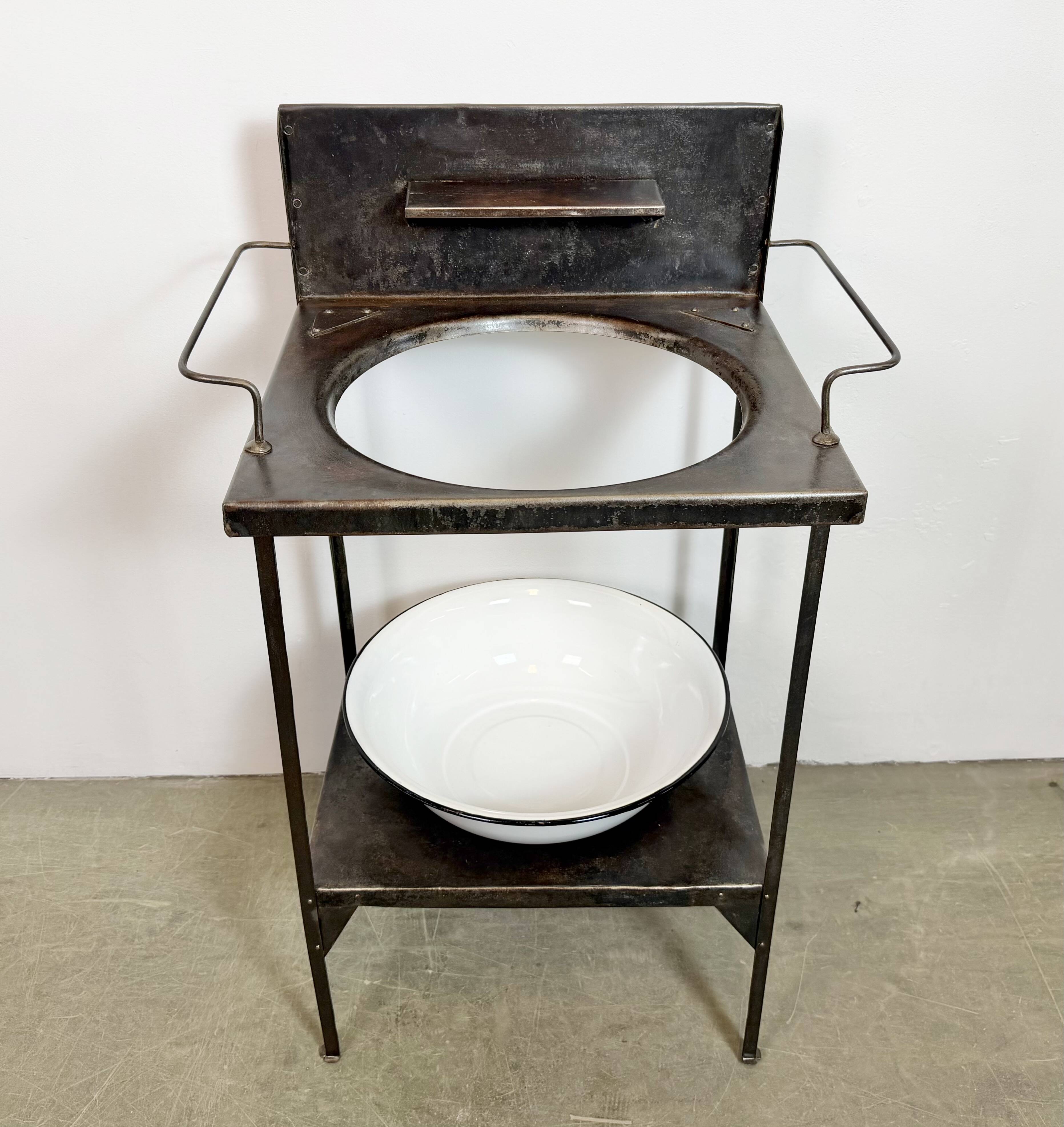 Vintage Industrial Hospital Wash Basin, 1960s