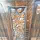 1950s oak headboard