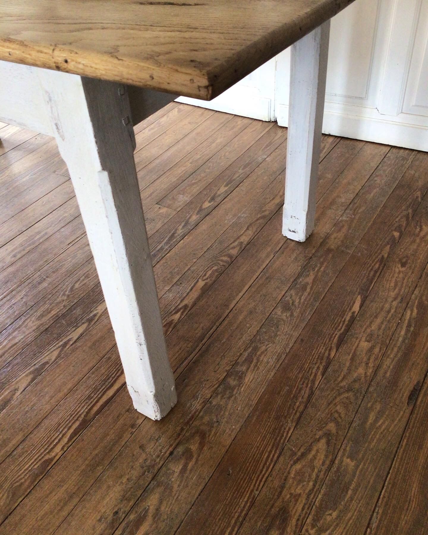 Table de ferme en chêne 1m80