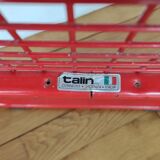 Pair of folding chairs Talin metal red