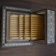 Cigarette box, musical in marquetry