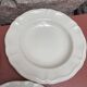 Set of 4 ivory gadroon soup plates Digoin Sarreguemines