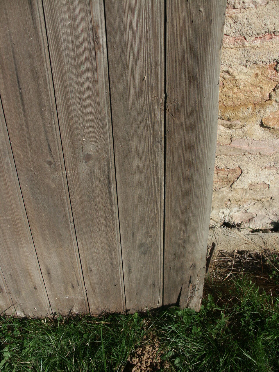 Old door from a bread oven