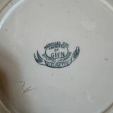 Gien Fleurette Plates x6 – antique floral decoration