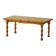 Scandinavian coffee table in brutalist style made of pine, with turned legs, Danish modern style, 1970s.