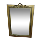 Old Large golden mirror/knot decoration 76x102cm