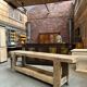Very large workbench from the early 20th century.