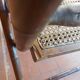Set of 4 folding chairs old colonial style