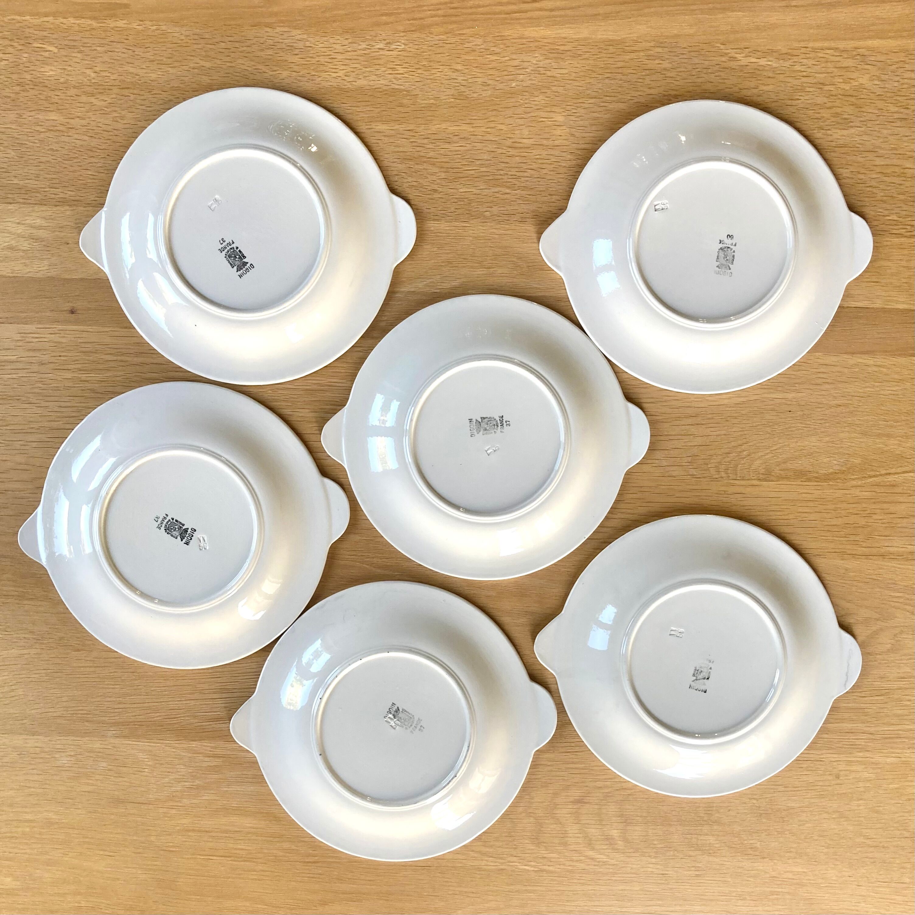 Fish plates Digoin Sarreguemines