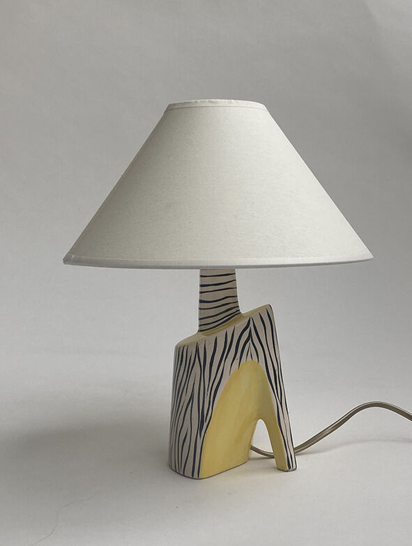 Vintage 1950s ceramic lamp