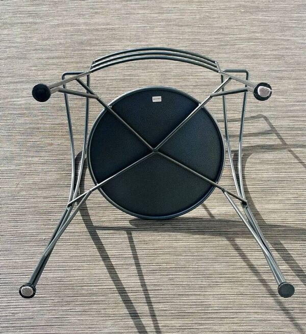 Paire de chaises ' Lune d'Argent ' Pascal Mourgue - Fermob. Vintage 80s