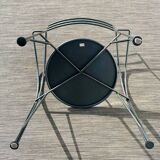 Pair of 'Silver Moon' chairs by Pascal Mourgue - Fermob. Vintage 80s.