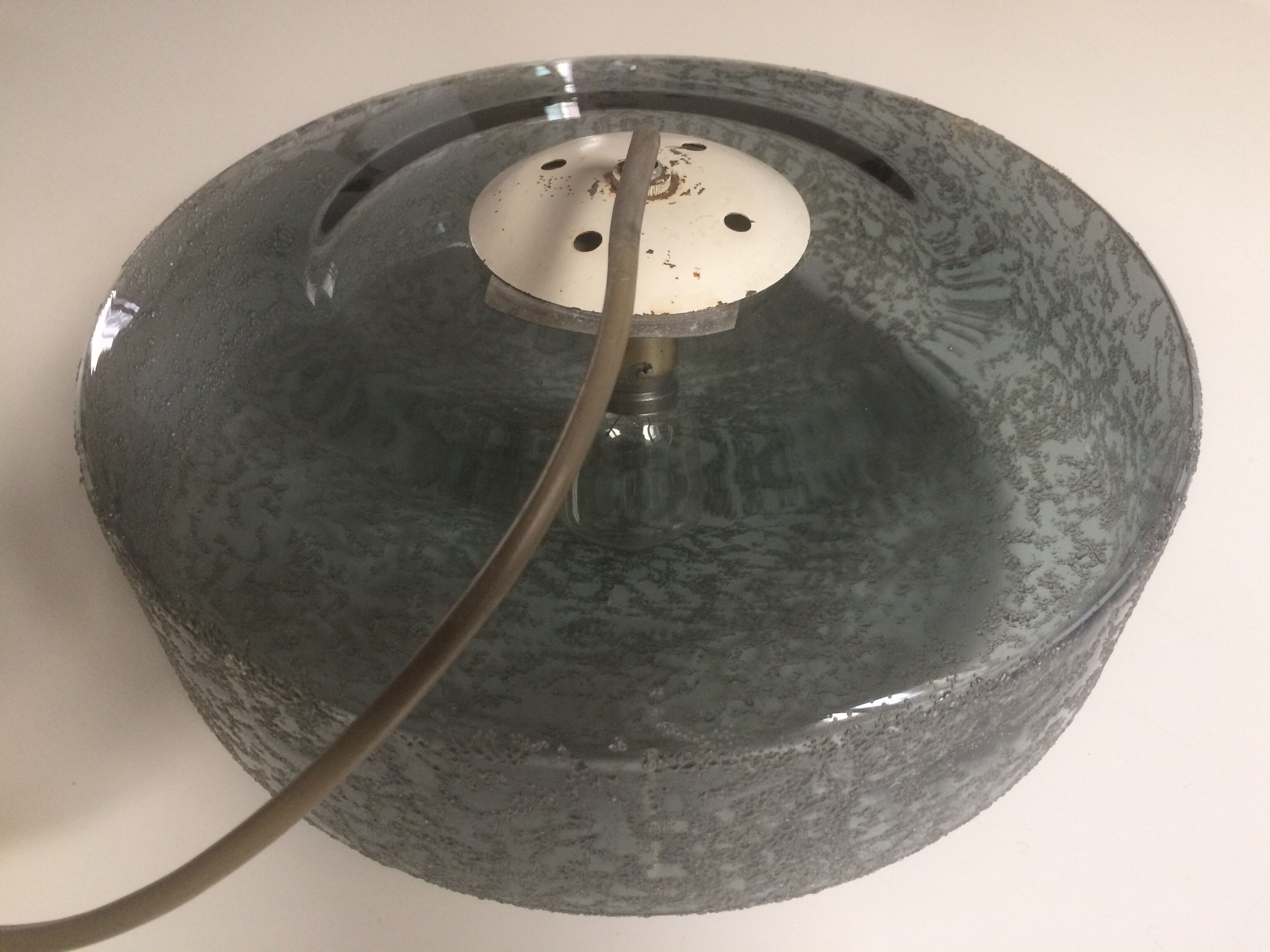 Smoked glass suspension 70s