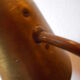 Hinged brass lamp