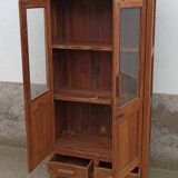 Old glazed teak cabinet