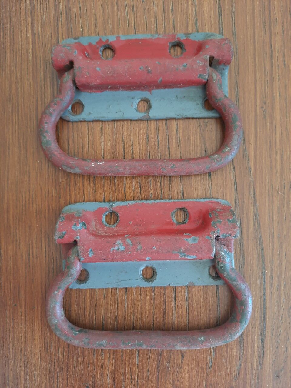 Antique trunk handles