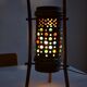 Lampe vintage tripode en bambou