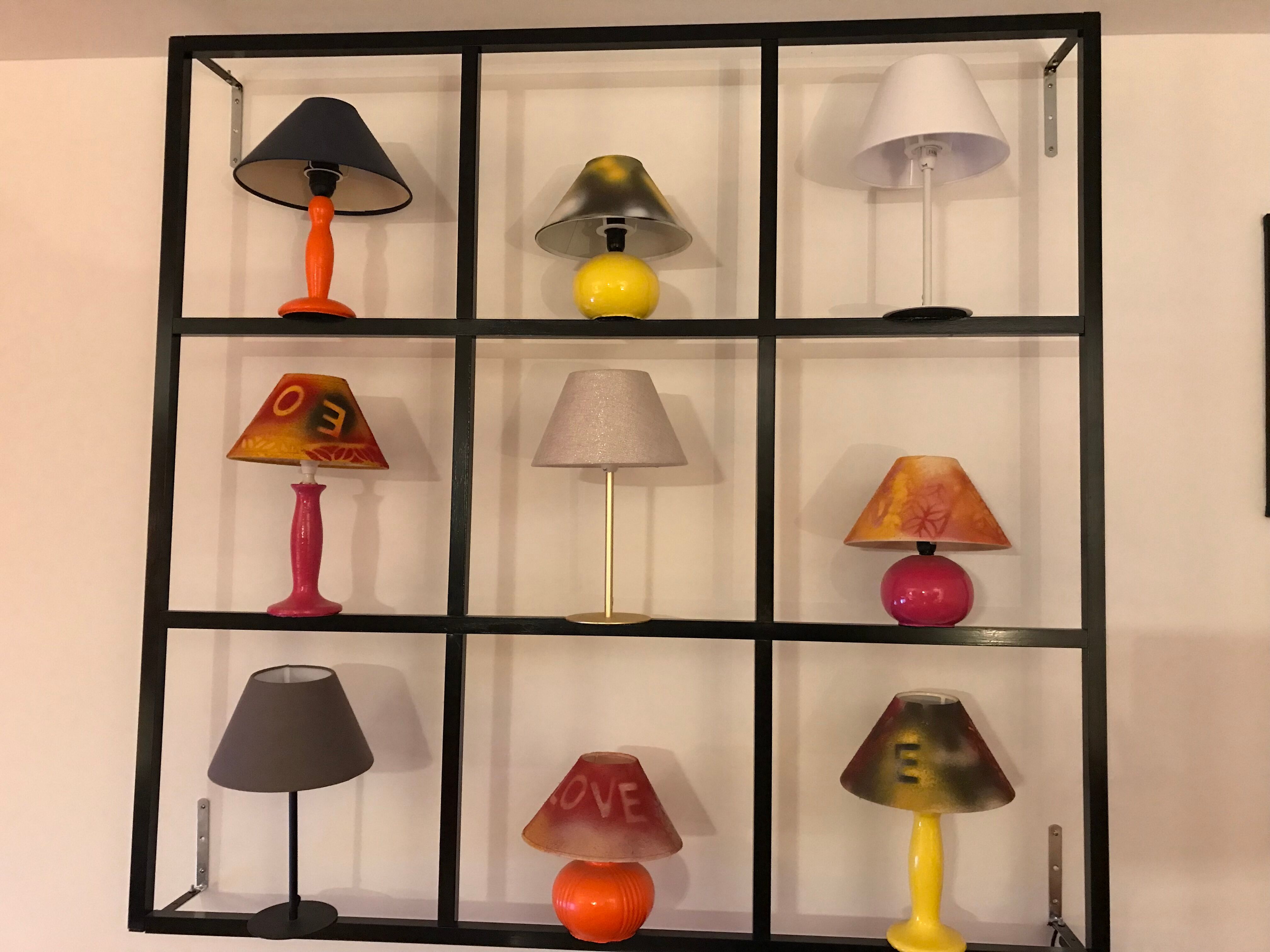 Light 9 lamps