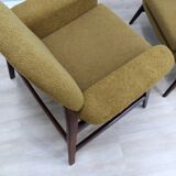 Mid century armchairs Gianfranco Frattini style 1950s