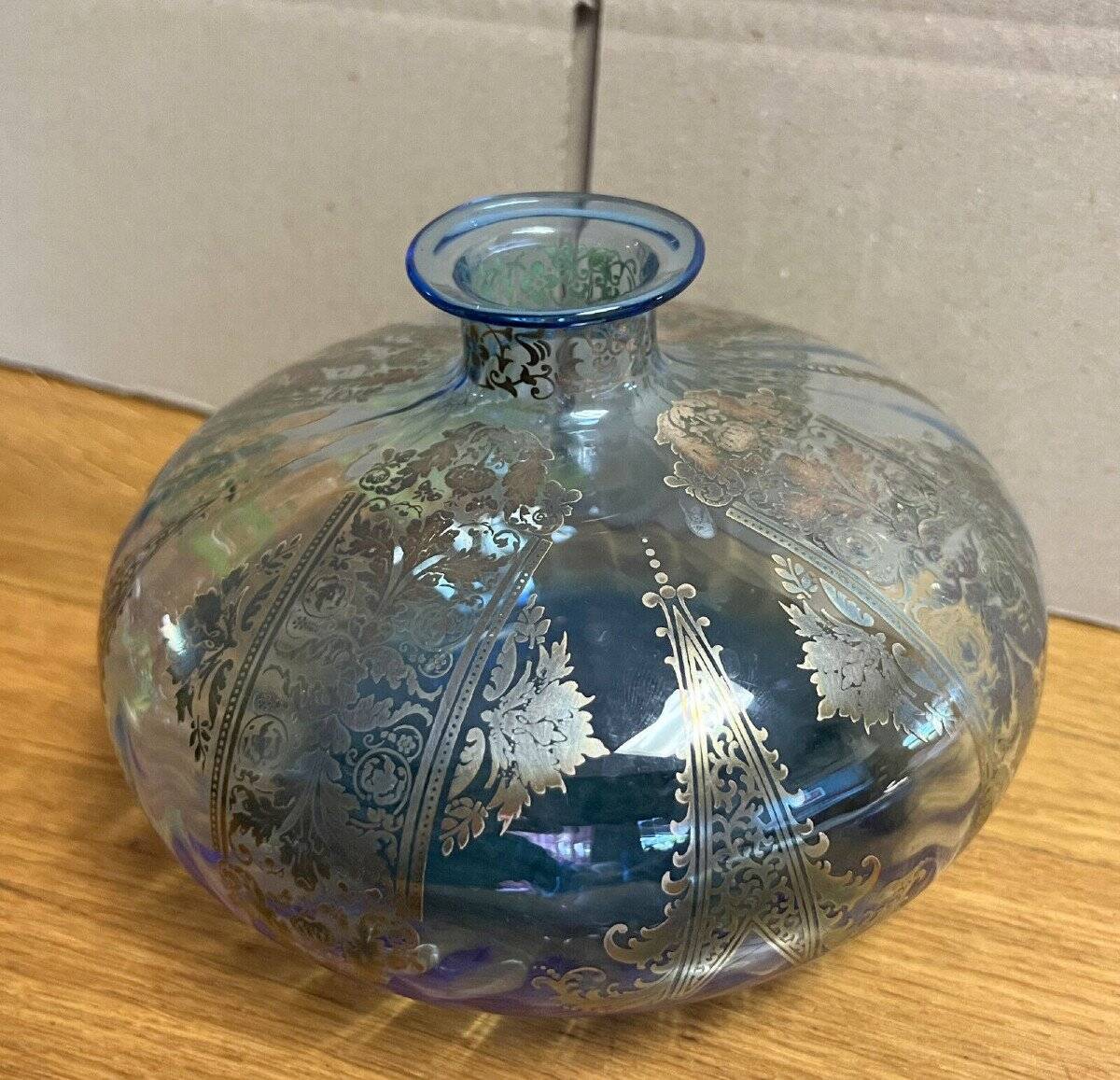 crystal vase with bronze decorations circa 1900
