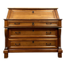 Empire style scriban chest of drawers in solid wood circa 1930