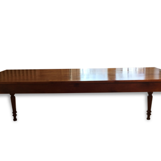 Solid cherry dining table