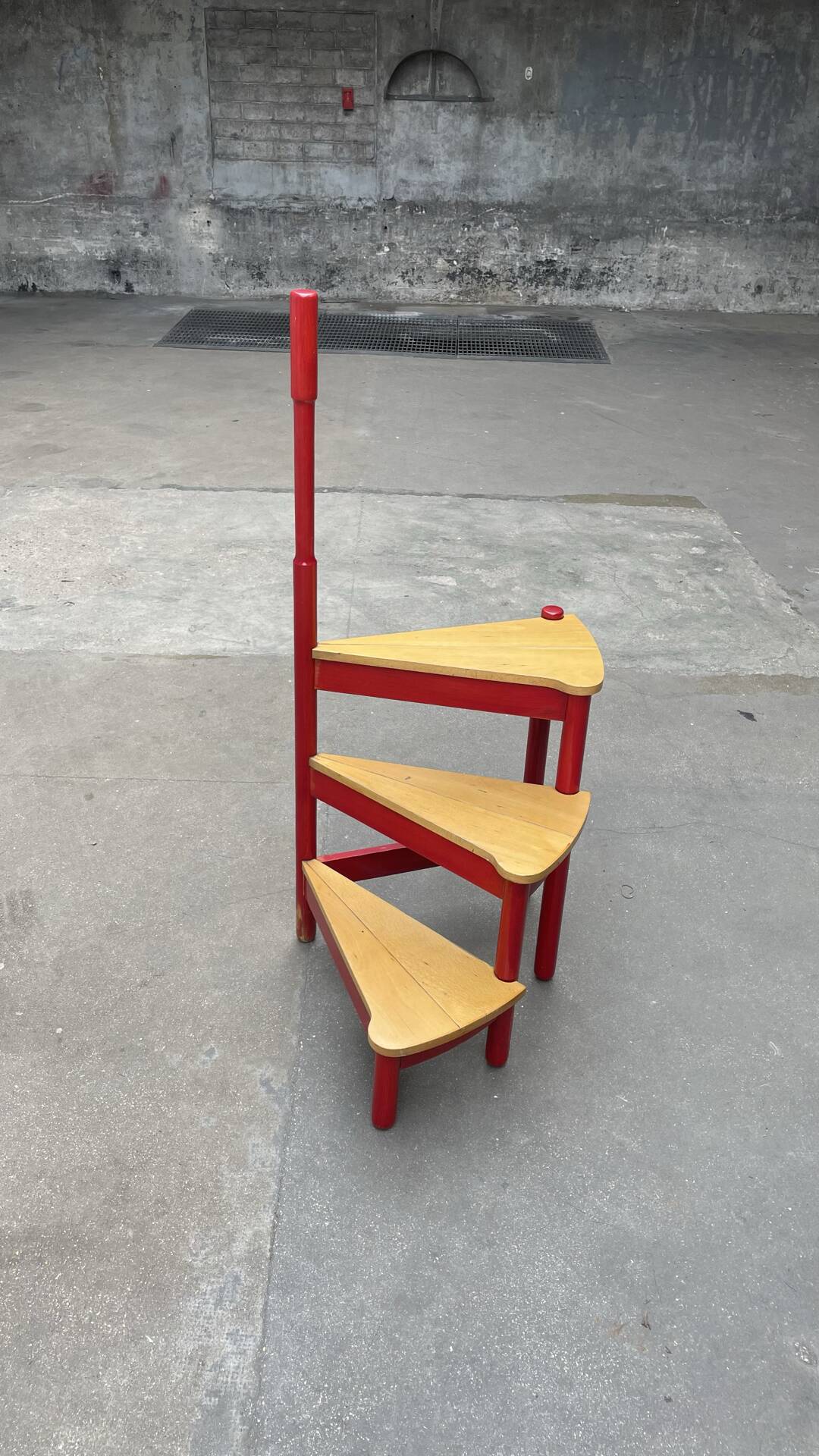 Library staircase by Vico Magistretti