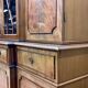 English mahogany secretary bookcase from the 1970s