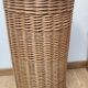 Handmade wicker umbrella stand: vintage