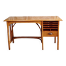 Ancien meuble de métier 1900 en bois courbé