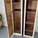 Pair of vintage white cabinets