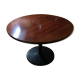 Table round tray in solid wood