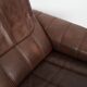 Brown leather sofa, Swiss design, 1970s