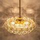 Dazzling chandelier, brass and crystal glass by Kinkeldey, Germany, 1970s.
