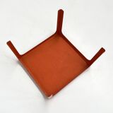 Orange Fiberglass Side Table, 1970