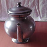 Teapot in art pewter Brassac François XXth