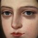 Portrait d'enfant, 1840, Öl auf Leinwand, Gerahmt