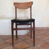 Set of 4 scandinavian chairs  1960