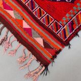 Vintage Turkish  Tribal Runner 417x94 cm veg dye wool rug tribal, handmade