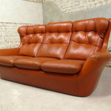 Sofa space age cognac