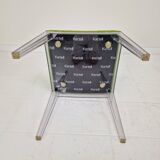 Chaise « Mademoiselle » Kartell en vert damassé par Philippe Starck, Italie, 2000