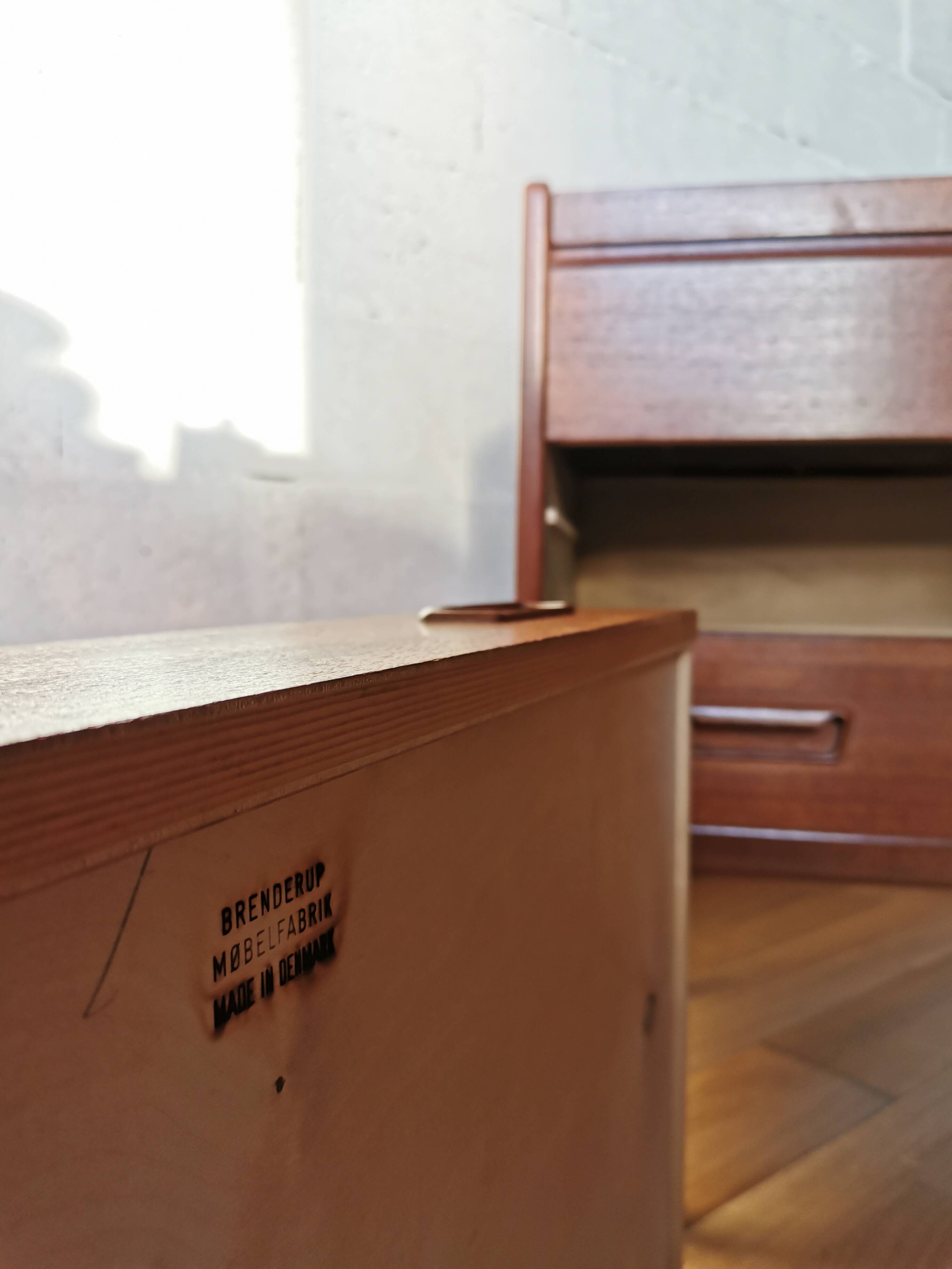 Scandinavian teak dresser by Arne Wahl Iversen for Brenderup.