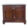 Commode Umbertino en acajou et noyer, 19e siècle.