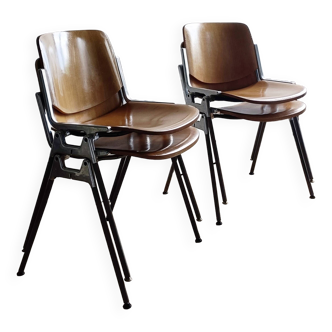 Paire de chaises DC106 Giancarlo Pirretti