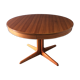 Baumann round extensible table with extensions