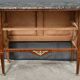 Commode sauteuse en marqueterie, style Louis XVI – milieu XXe