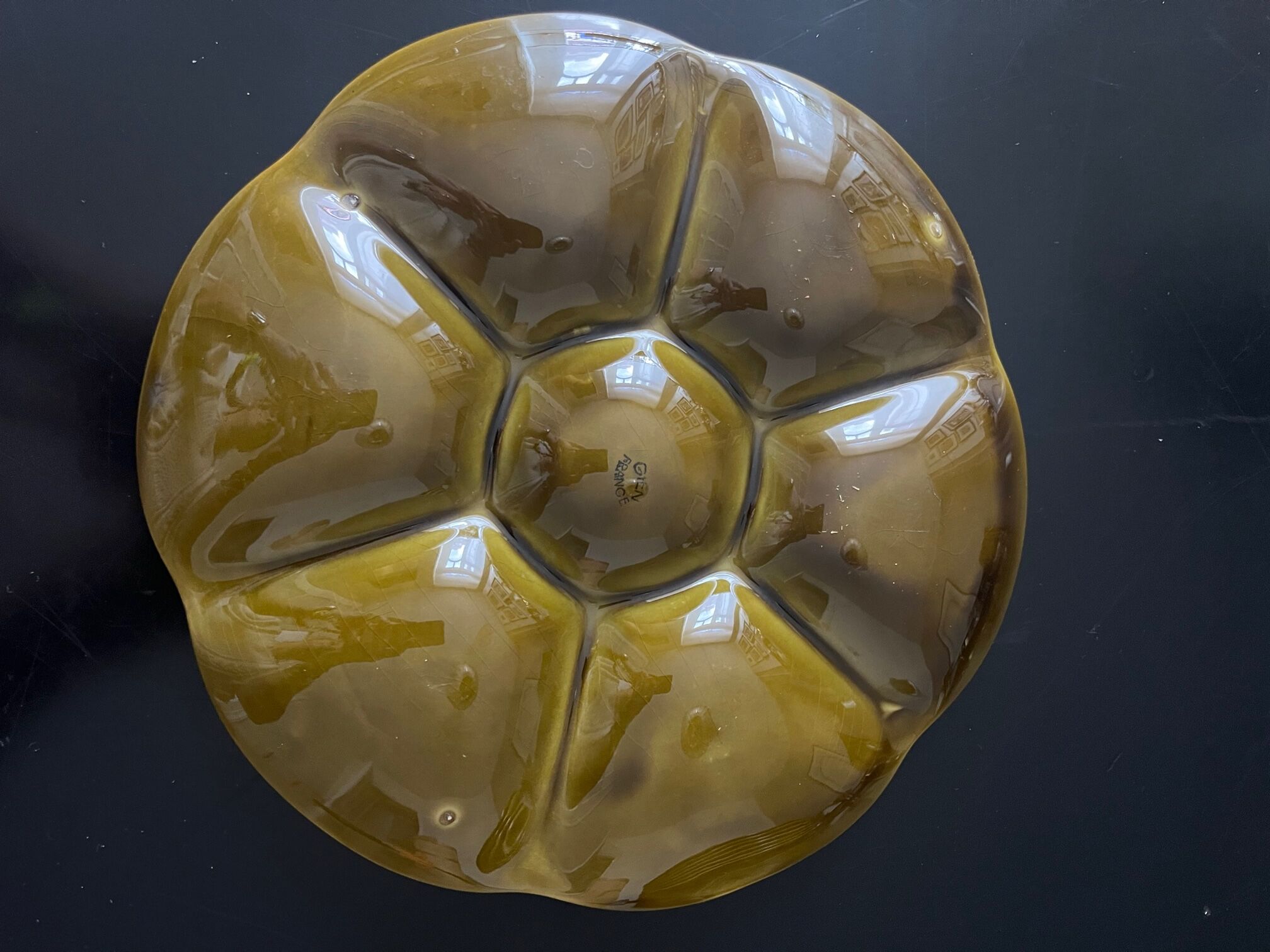 Gien earthenware oyster service